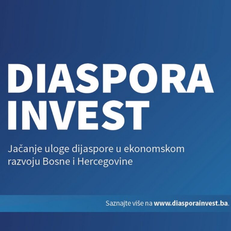Bespovratna sredstva za investitore iz bh. dijaspore