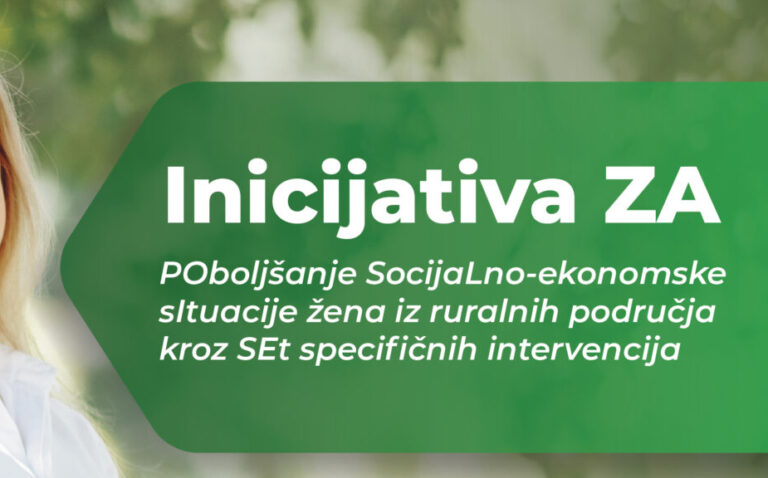 Javni poziv za podsticaje za zapošljavanje žena iz ruralnih područja – nastavak programa „ZAPOSLI SE“